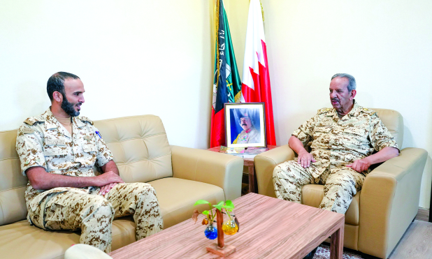 <p>BDF Commander-in-Chief Field Marshal Shaikh Khalifa bin Ahmed Al Khalifa paid an inspection visit to one of the Bahrain Defence Force units.</p><p>The Commander-in-Chief emphasised the BDF’s ongoing commitment to enhancing its military capabilities and systems in line with modern defence strategies.</p><p>He highlighted the continued progress made under the leadership of His Majesty King Hamad, Supreme Commander of the Armed Forces, and the unwavering support of His Royal Highness Prince Salman bin Hamad Al Khalifa, Crown Prince, Deputy Supreme Commander of the Armed Forces and Prime Minister.</p><p>The Commander-in-Chief expressed pride in BDF’s advanced level of combat, administrative readiness, and dedication to serving the kingdom.</p>